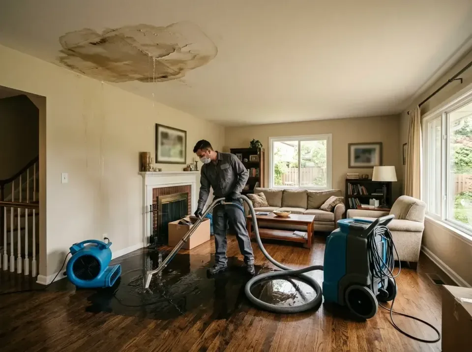 attic-pipe-burst-ceiling-drip-008 — frequently asked questions, Water Damage Restoration & Carpet Care in Whitesboro, AL